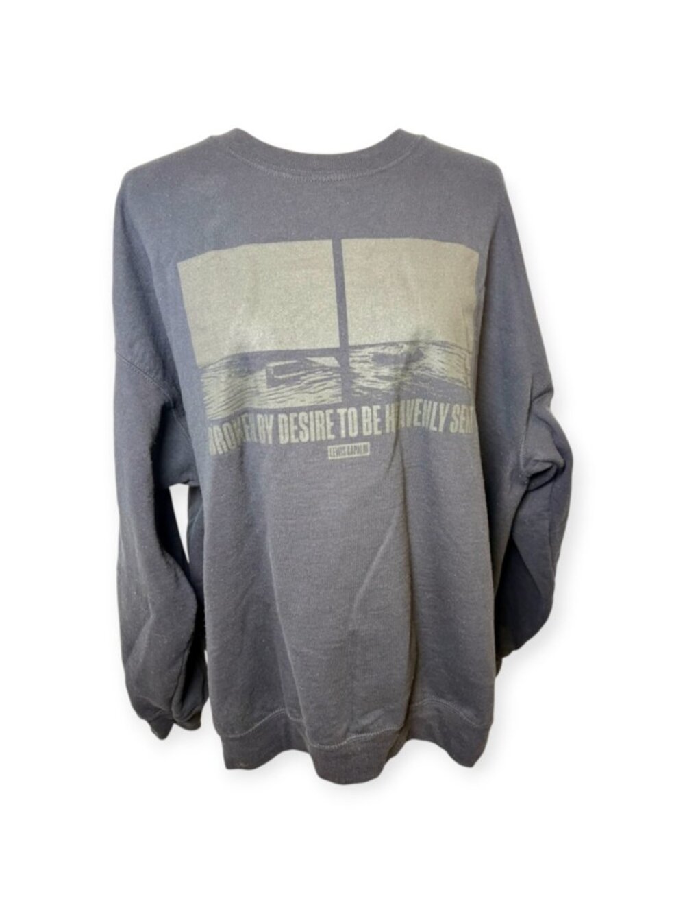 Lewis Capaldi Broken By Desire To Be Heavenly Sent Sweatshirt Size XL